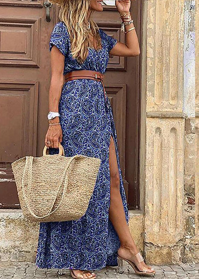 Noortje™ - Maxi Ibiza Jurk - Inclusief riem