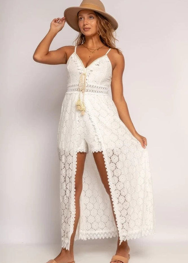 Nina™ Chique Witte Ibiza Jurk