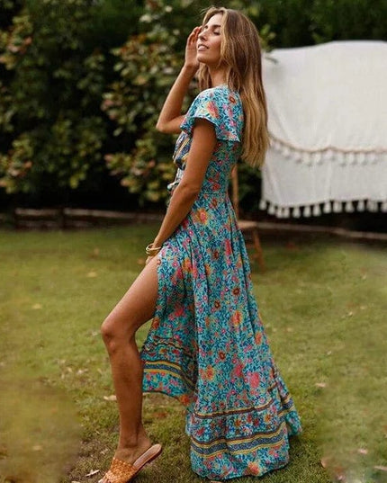 Veronica™ - Maxi Jurk Met Hoge Split