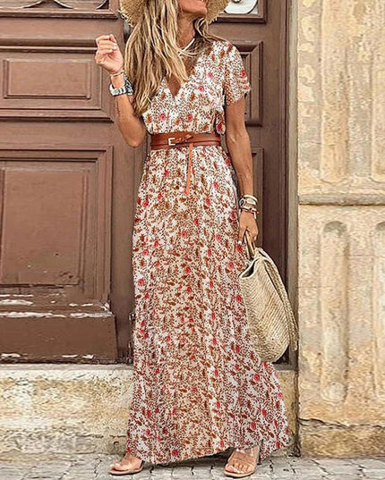 Famke™ - Maxi Ibiza Jurk - Inclusief riem