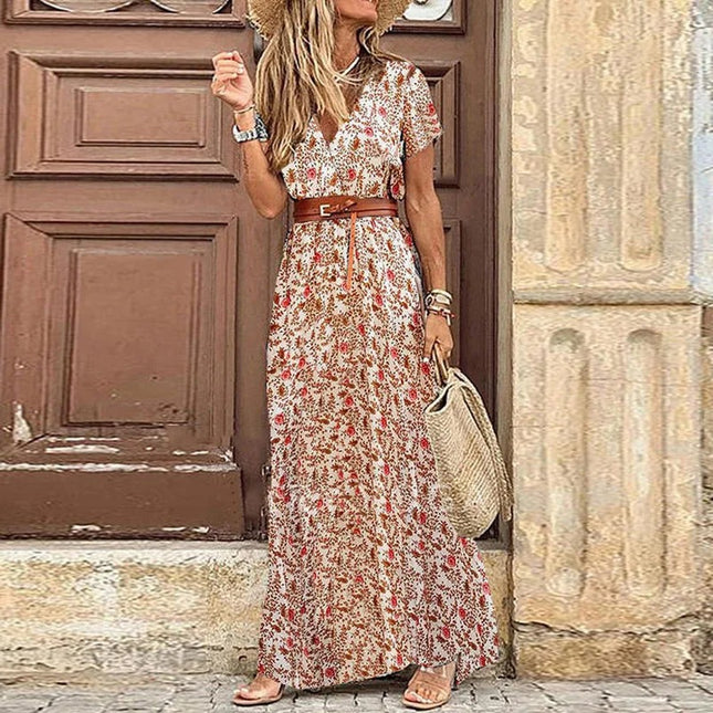 Famke™ - Maxi Ibiza Jurk - Inclusief riem