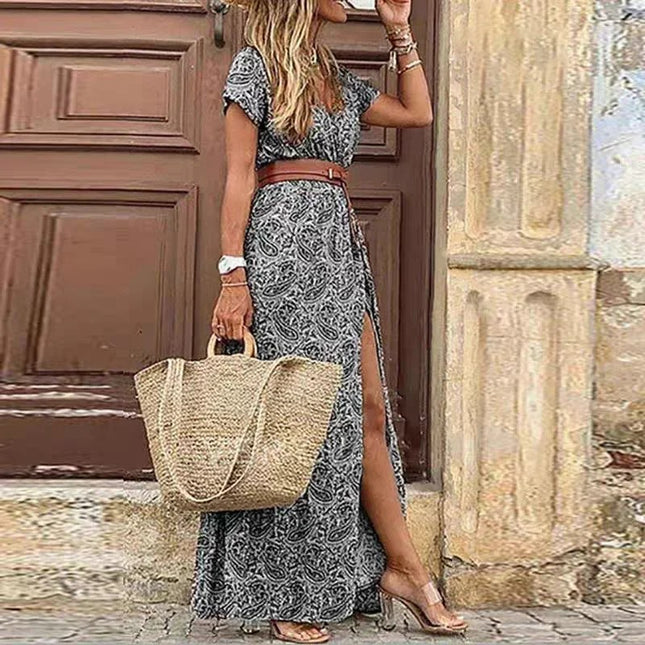 Aafke™ - Maxi Ibiza Jurk - Inclusief riem